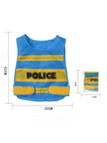 2pcs Role Play Cosplay Costume Firefighter Police Engineer Vest - Multicolor - View 5