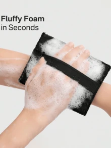 2/1pc Deep Exfoliating Bath Brush, Rough Body Exfoliating Sponge For Removing Dead Skin, Double-Sided Bath Body Scrub Buffer Brush, Unisex Shower Bath Brush - View 4