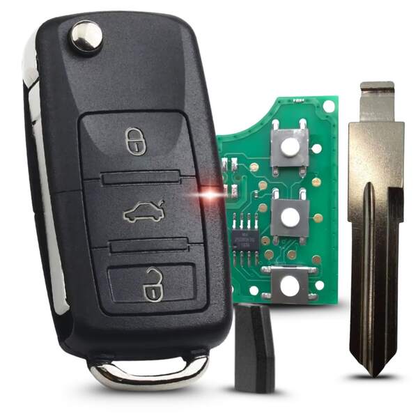 Chave Automotiva Retrátil Compatível com Sistema Positron para GM