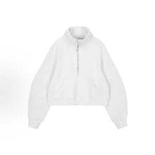Lululemon Scuba Oversized Half-Zip Hoodie | Cotton-Blend Fleece Pullover, Boxy Short Fit With Kangaroo Pocket - 灰白色 - 查看 1