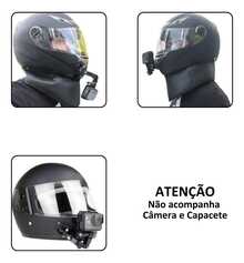 Kit De Suporte Fixo De Queixo De Capacete - A - Visão 4