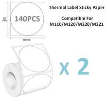 Thermal Self-Adhesive Label Paper, Smudge-Proof Sticker Rolls For Phomemo M110 M220 M200, E210 P50 PT-260 Printers, Barcodes, Addresses, Logo Stickers, Small Business & Home Tagging, Printable Refill Tape Only - View 34