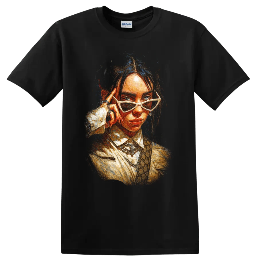 Men T-Shirts - 黑色 - 查看 1