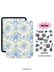 UMBAUTY Protective Case With Simple Floral Pattern For 7/6.8/6 Inch Kindle Paperwhite (12th/11th/10th/7th/6th/5th Gen - 2024) | Kindle Colorsoft Signature Edition E-Reader Accessory, Cute Minimalist Protective Case With Hand Strap, Suitable As A Gift For Colleagues And Friends - Multicolor - View 19