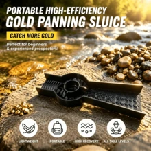 1pc Gold Mining Sluice Box, Portable High-Efficiency Recovery Tool For Gold Prospecting, Fun Gold Exploration, With Efficient Anti-Splash Design, Lightweight Plastic Mining Equipment, Suitable For Creek, River And Stream Gold Prospecting Outdoor Exploration - Outdoor Tools - View 6