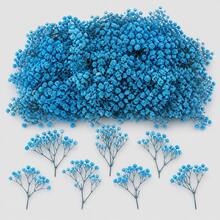 25/50/100/150pcs Mini Baby's Breathl Flowers - For Arts And Crafts, Hair Accessories, Wedding Wreaths, Table Flowers, Home Decor, Etc., Boho - Sky Blue - View 4