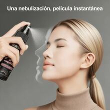 Set MOPOYAT de 2 Sprays Fijadores: Larga Duración + Acabado Mate – Te aguanta el maquillaje, te controla los brillos y te lo deja con mejor aspecto – Pa' que no batalles con el calor – 2 Piezas - negro - Ver 7