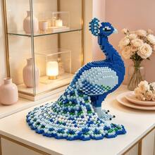 This 4467-Piece Peacock King Building Block Set Is Cute And Adorable, Making It A Perfect Gift For Couples And Parents. The Assembly Difficulty Is High. It's An Ideal Gift For Christmas, Halloween, And The Back-To-School Season. - Multicolor - View 7