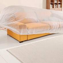1pc Super Elastic Extra Large Dust Cover, Disposable Full Coverage Waterproof Dustproof Mattress Protector, Suitable For Sofa, Air Conditioner, TV, Motorcycle, Bicycle, Indoor And Outdoor All Seasons, Tight-Fitting High-Quality Furniture Protective Cover - Multicolor - View 5