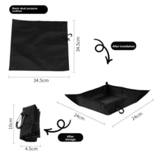Multifunctional Waterproof Foldable Picnic Mat, Portable Outdoor Grass Pad, Dirt-Resistant Sitting Mat, Quickly Converts Into Snack Storage Tray - Multicolor - View 7