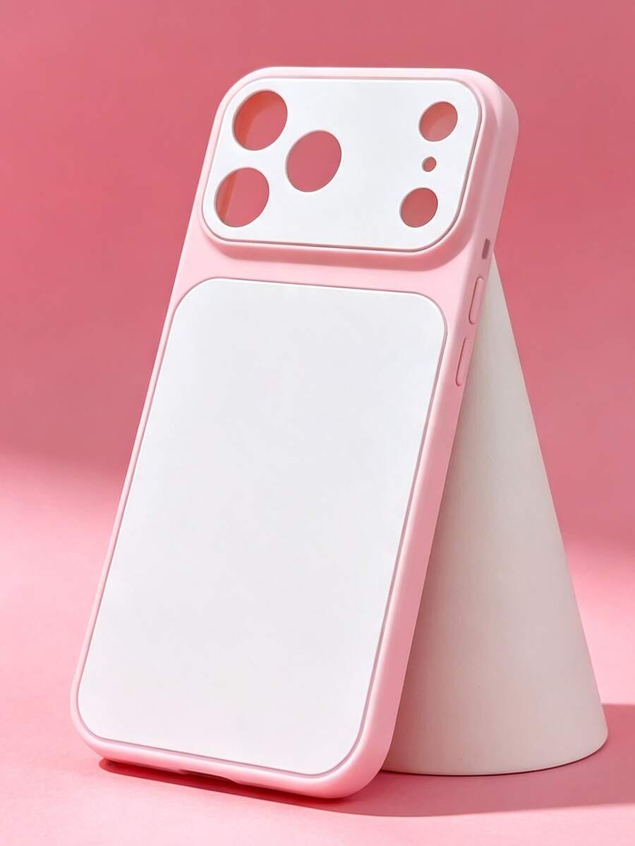 Casing Ponsel Kulit Imitasi Seri Warna Dopamin Mewah, Kompatibel dengan iPhone 17 Pro Max 17 Pro 17 16 Pro Max 16 Pro 16 15 Pro 15 Pro Max 14 Pro 13 Pro Max 13 Pro 13, Pelindung Lensa, Penutup Belakang Tahan Guncangan - Berwarna merah muda - View 1