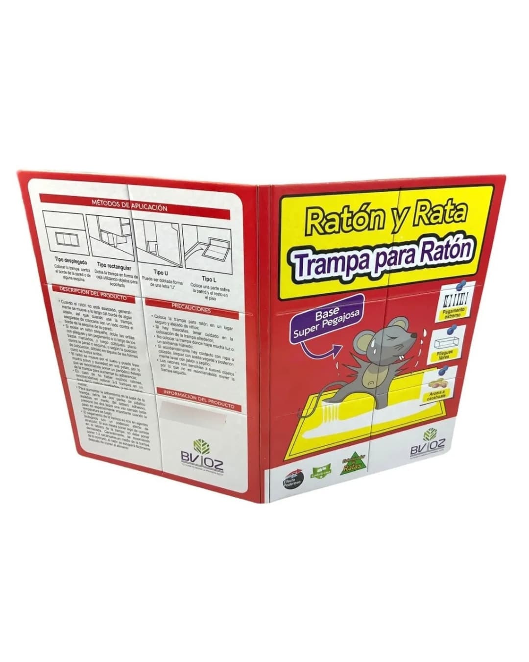 BVIOZ 2 Mouse Sticky Traps, Scented Bait, - A - View 1