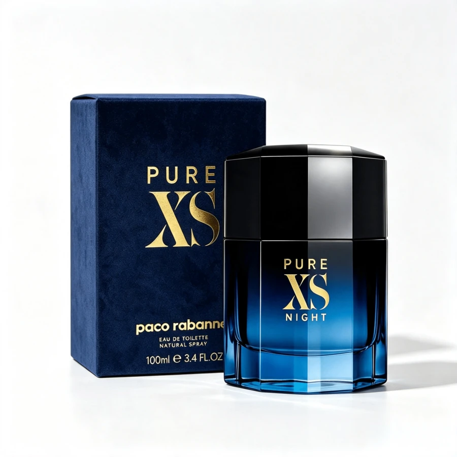 Paco Rabanne Perfume Rabanne Pure XS Night Eau De Parfum Masculino, Fragrância Oriental Picante De Longa Duração - Quente e picante - Visão 1