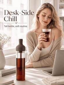 1000ml Large Capacity Cold Brew Coffee Pot, High Borosilicate Glass Extraction Pot, Multi-Functional Cold Brew Pot For Home Use, Suitable For Coffee And Fruit Tea - 0.5L-1L - View 3