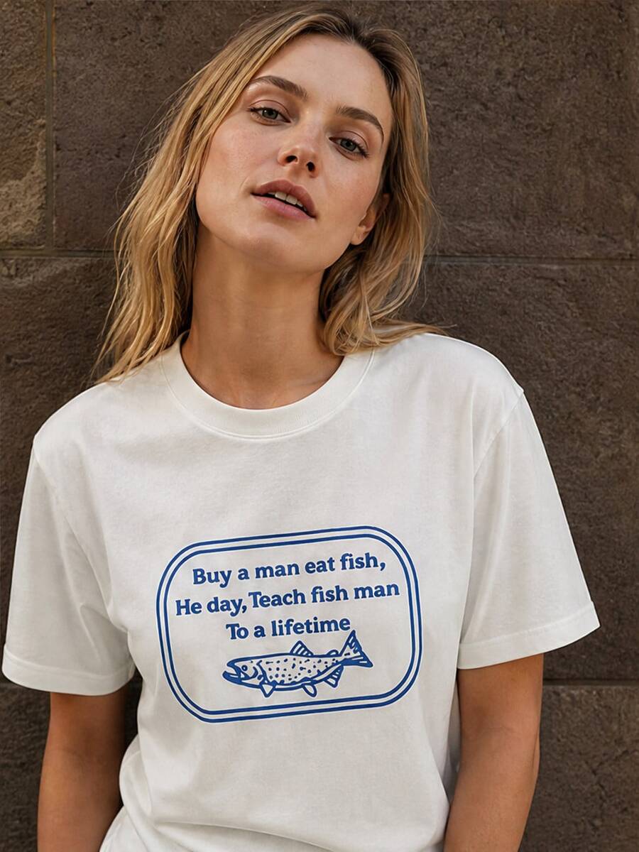 Women T-Shirts - 白色 - 查看 1