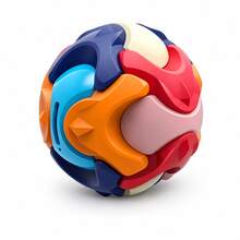 Alcancía DIY 3D para Niños, Pelota de Bloques de Construcción de Colores, Juguete Educativo para Armar y Ahorrar - Multicolor - Ver 7