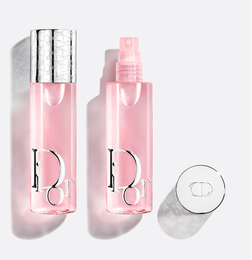 Dior بخاخ تثبيت ديور 100 مل | باك ستيج شفاف/فائق الكمال طويل الأمد 24 ساعة مرطب بحمض الهيالورونيك + مستخلص البنفسج رذاذ ناعم لا يلطخ مناسب قبل وبعد المكياج