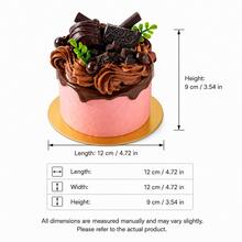 3 Inch Decorative Mini Cake Display Prop, Made Of Durable PU Material, Suitable For Long-Term Use, Ideal For Bakery Window Display, Wedding Dessert Table, Party Decoration, Photography, Event Styling And Seasonal Home Decor - 3-inch Simulated Cake - View 7