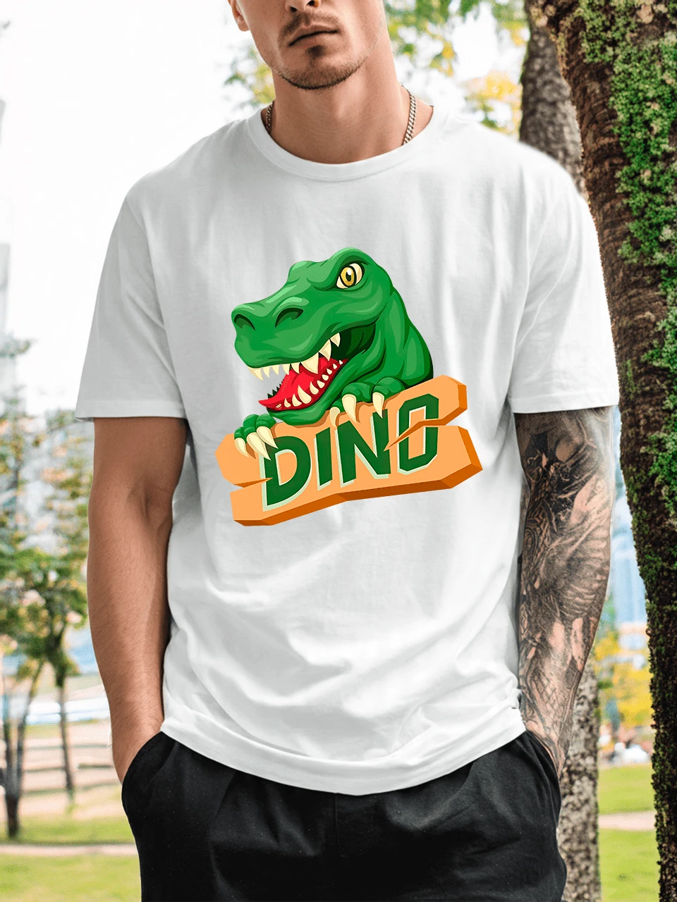 Men Undershirt Tops - White - View 1