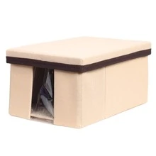 Caixa Para Organizar, Sapatos, Botas, Tenis Com Visor 151123 - Bege - Visão 4