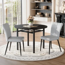 Furniture Black Made Of Glass For Home - 黑色 - 查看 3