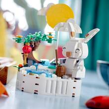 LEGO Mainan Balok Bangunan 40643 Kelinci Giok Festival Pertengahan Musim Gugur - Clear - View 4
