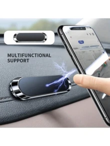 1/2pcs Car Phone Holder, Magnetic Phone Mount With Invisible Suction Cup, Strong Magnetic Car Phone Holder, Suitable For Navigation Mount, Car Accessories - Multicolor - View 14