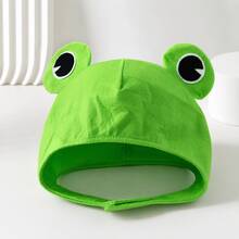 Funny Frog Eyes Full Head Hat, Soft Plush Holiday Party Costume Headpiece - Multicolor - View 4