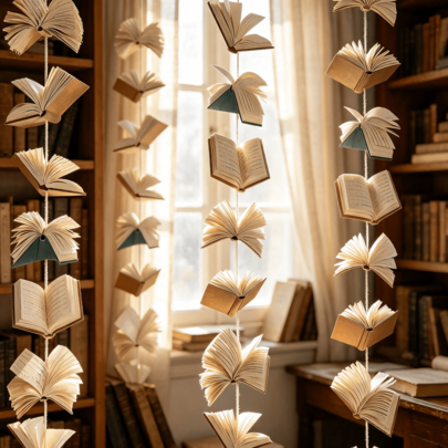 White Book-Shaped Decorative Ornament, Suitable For Bedroom Decor, Room Decor, Birthday Party Decor, Classroom Decor, Cafe, Study Room And Photography Props