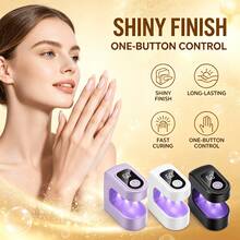 Portable Mini Nail Drying Lamp, USB Rechargeable Nail Gel Curing Lamp, Used For Gel Polishing And Nail Art, Suitable For Home DIY Nail Products, Female Gifts, Nails, Nail Technology Products, Nail UV Lamp, Nail Lamp - Mini Nail Lamp - 查看 8