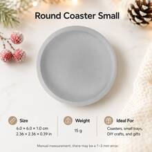 Round Silicone Tray Mold, DIY Star Moon, Sailboat Sea, Cactus Pattern Storage Board Mold, Flexible Easy Release, DIY Resin Plaster Decorative Tray, Home Desktop Decor Craft Mold - Round Silicone Mold - View 11