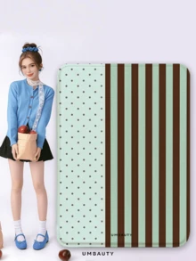 UMBAUTY Striped & Polka Dot Pattern Protective Case For 7/6.8/6 Inch Kindle Paperwhite (12th/11th/10th/7th/6th/5th Gen - 2024) | Kindle Colorsoft Signature Edition E-Reader Accessory, Cute Minimalist Protective Case With Hand Strap, Suitable As A Gift For Colleagues And Friends - Multicolor - View 8
