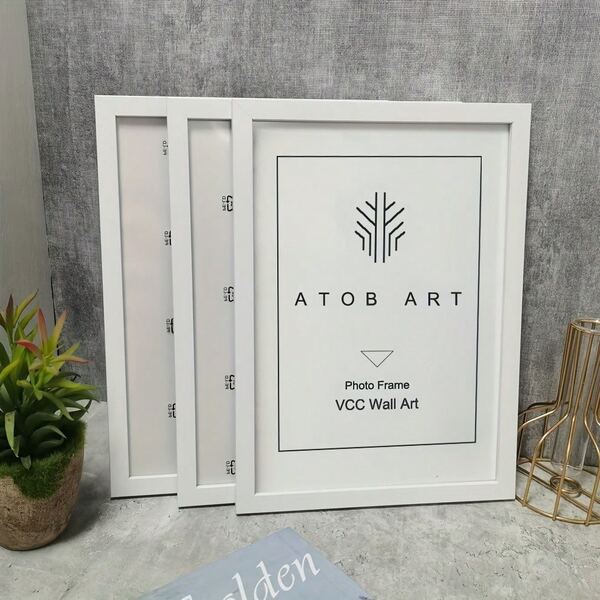 1pc Wooden Photo Frame, Suitable For Photo Wall, Available In 10x15, 15x20, 20x25 Inches And A4 Sizes, Can Be Placed On Desk Or Hung On Wall, Ideal Choice For Photo Decoration, Commemorative Gift, Birthday Gift, Graduation Gift And More.