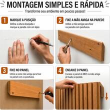 Mão amiga de MDF para cabeceira painel - acompanha o par - Visão 6