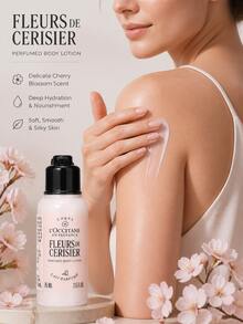 L'Occitane 櫻花身體乳液 75ml - 輕盈乳液，易吸收，柔嫩滋潤肌膚，帶有清新香氣。便攜旅行裝身體乳液。 - 甜蜜櫻花身體乳 75ml - 查看 6