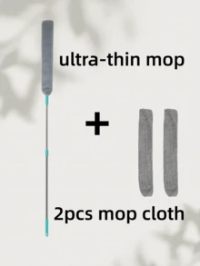 Extendable Microfiber Duster With Long Handle - Easy To Reach Hard-To-Access Areas,Mop,Mops Cleaning Floors,Cleaning Tools,Mop,Kitchen Accessories,Cleaning Supplies,Perfect For Bedroom And Living Room Cleaning - Ultra-thin Mop - View 13