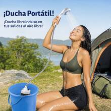 Adjustable USB Rechargeable Portable Shower For Camping And Pets - White - View 8