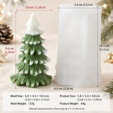 Mini Snow-Covered Christmas Tree & Holly Leaf Silicone Mold, Realistic Snow-Topped Tree Design With Delicate Layered Texture, Compact Size, Suitable For Aromatherapy Candle Inlay Decor, Standalone Small Candles, Handmade Soap Accessories, Decoration And Resin Micro Landscapes, Compatible With Christmas-Themed Candle Creations, Create Winter Atmosphere Desktop Decor, Can Be Used As Holiday Handmade Gift Material - Silicone Mold - View 14