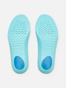 Balabala Kids Antibacterial Latex Insoles - Trimmable Soft Breathable Shoe Inserts For Toddlers - Blue Tint - View 2