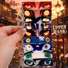 2026 Style 1pc 2D Anime Eye Art Transparent Card Strip, Japanese Character Eye Collection Card, Aesthetic Photo Prop & Desk Decor, Back To School Gift, Halloween Gift, Anime Fan Birthday Gift - Multicolor - View 5