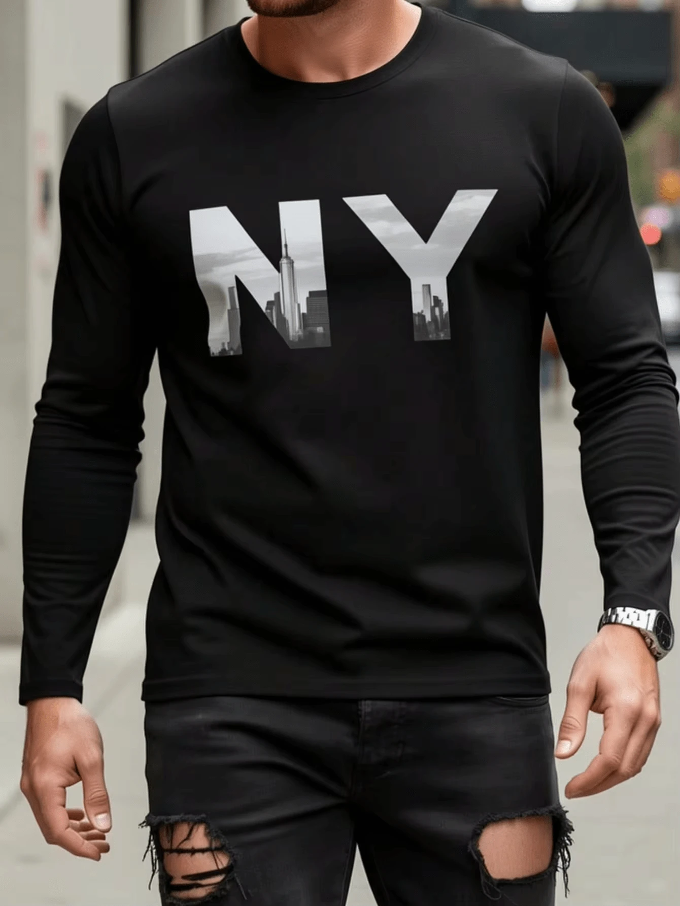 Tween Boys Sweatshirts - Black - View 1