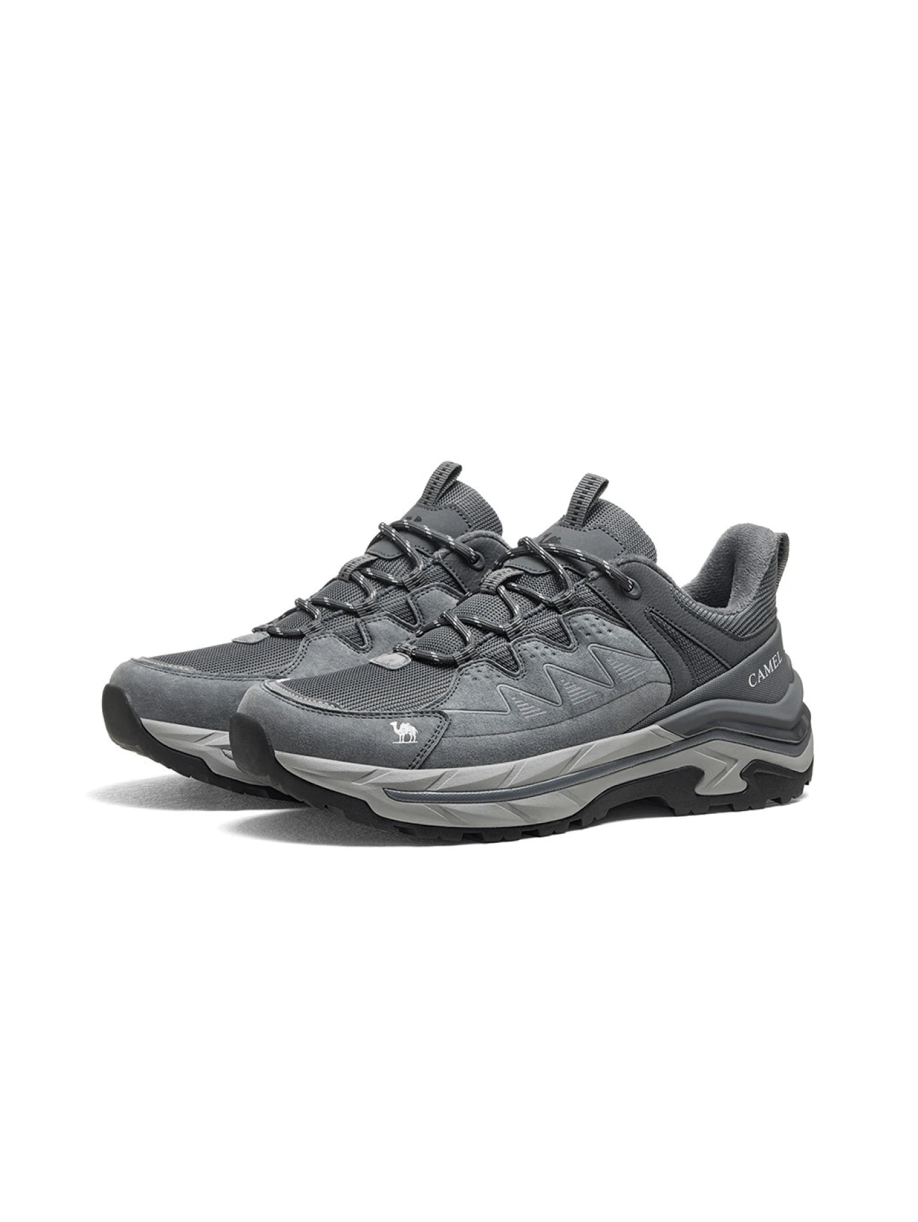 CAMEL CROWN Men's Shock-Absorbing Running Shoes, Breathable Mesh Multifunctional Casual Ultra-Light Soft Sole Jogging Shoes - Dark Gray - View 1