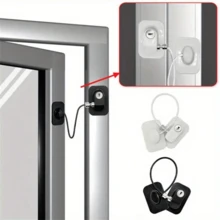 1pc High-Security Lock, Multi-Functional Cabinet/Door/Window/Refrigerator Lock, Baby Safety Lock, Home Decor Gift - Drawer  Lock - View 3