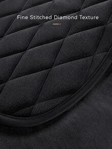 1pc Car Back Seat Protector, Plush Material Seat Cushion, Anti-Slip Car Seat Pad, Universal Size Seat Pad Accessory, Car Interior Accessory, Car Decoration Garage Storage Organizer - A - View 5