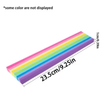 540pcs Assorted Shades Lucky Star Folding Paper Strips, Smooth Origami Craft Paper Ribbons, Multipurpose DIY Hand‑Craft Supplies, Suitable For Hand‑Folded Star Ornaments, Room Decoration, Art Class Handwork And Casual Gift Making - Multicolor - View 2