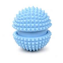 1PC,Spiky Massage Ball Fidget Toy, PLA Fingertip Stress Relief Sensory Toy, Textured Hand Massage & Press Toy, Portable Relaxation Desk Toy, 2 Color Options - Multicolor - View 7