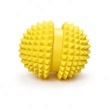 1PC,Spiky Massage Ball Fidget Toy, PLA Fingertip Stress Relief Sensory Toy, Textured Hand Massage & Press Toy, Portable Relaxation Desk Toy, 2 Color Options - Multicolor - View 6