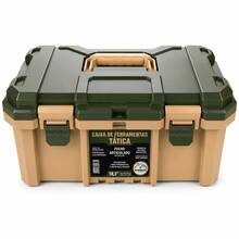 Caixa de Ferramentas Grande 18,3" Metasul Original Reforçada Maleta para Ferramentas e Pesca - A - Visão 5