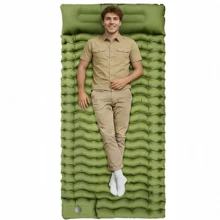 Portable Inflatable Camping Pad, Foot Pump Air Mattress, Suitable For Camping, Backpacking, Hiking Tents And Other Outdoor Activities - A - View 3