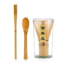 3pcs/Set Bamboo Whisk Tea Spoon Matcha Whisk Tea Spoon And Scoop Tea-Making Tools Back To School Halloween Decor Wall Decor, Bedroom Curtains Living Room Decor Fall Decor,Christmas Decorations - 3-piece Set - View 5